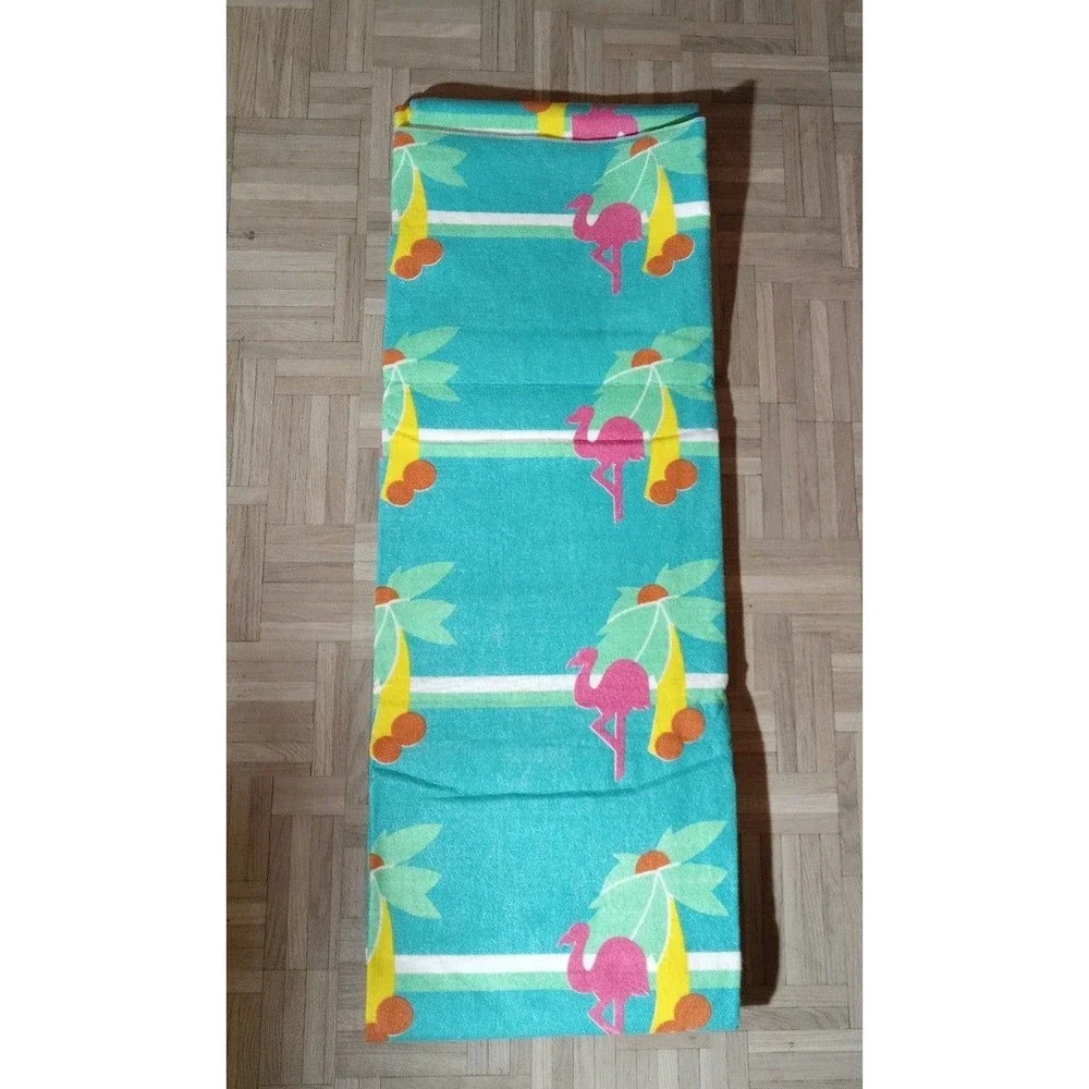 Vintage Flamingo Beach Theme Key West Florida 60x90 Throw Blanket